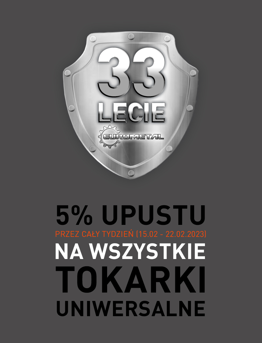 5% upustu na każdą tokarkę EUROMET